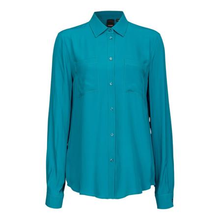 Pinko Shirts Blå, Dame Skjorter
