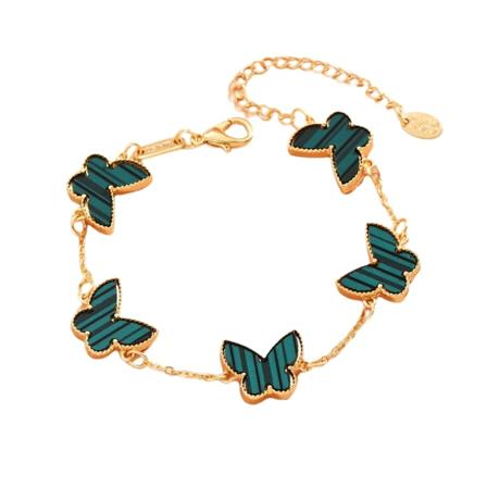Fjärilsarmband Grön