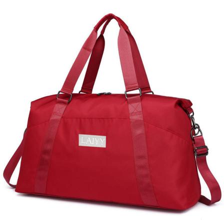 Ryggsekk Treningsveske Kort forretningsreise for kvinner Bagasjeveske Herre Sports med stor kapasitet Bright red (688) Large Size