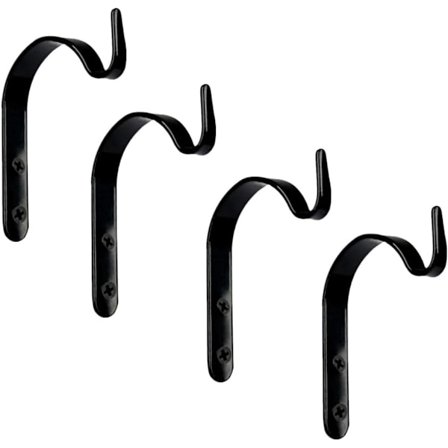 4 stk. Metall Balkong Plantekasse Stativ Henge Plantekrok Wrough