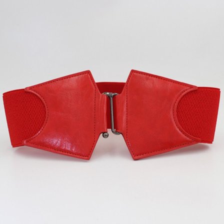 Elastiske korsettbelter Stor linning RØD