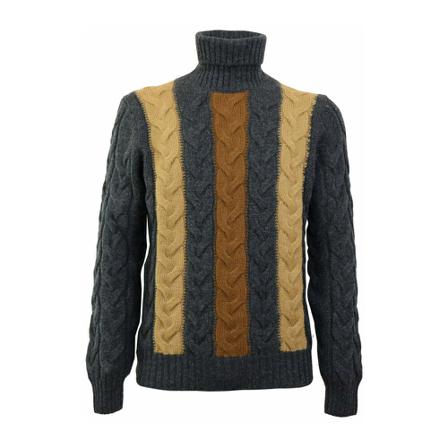 Gran Sasso Turtlenecks svart, Herr Stickade tröjor, Herr, Storlek: L