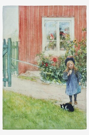 Svanefors - Keittiöpyyhe Carl Larsson - Vihreä - Keittiöpyyhkeet - - Homeroom