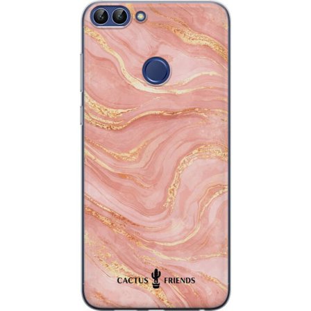 Kompatibelt Mobildeksel til Huawei Huawei P smart Cactus and Friends – RoseGoldFlow