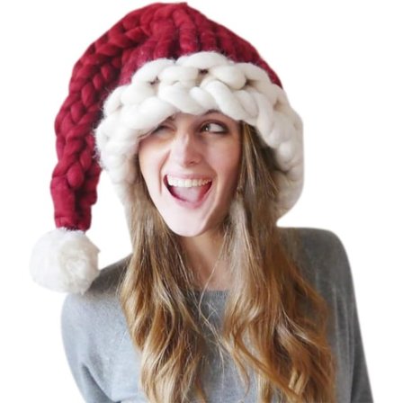 Kvinnors julmössa stickad vintermössa fashion beanie