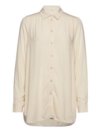 Nuedina Shirt Langærmet Skjorte Creme Nümph