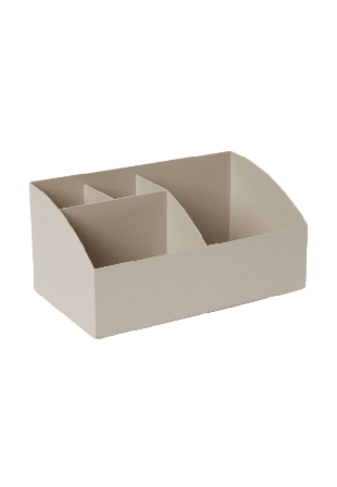 Åhléns Home Makeup-förvaring 4 fack Badrumstillbehör Beige ONESIZE