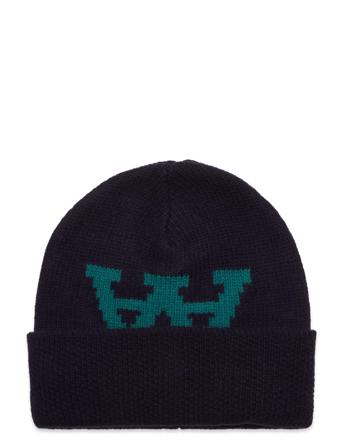 Vin Jacquard Beanie Accessories Headwear Beanies Blå Wood Wood