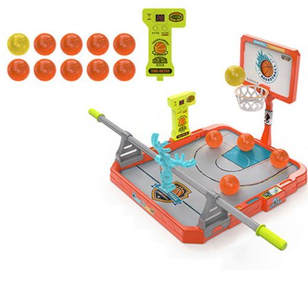 Barnens skrivbordsfingertopp basketleksak förälder-barn interaktivt 2 spelare mini skjutspel festgåva leksak E