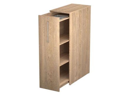 DENORD DESIGN 3xA4 sidoskåp vänster ek - Lyreco - Kontorsmöbler och inredning - Skåp och hyllor - Förvaringsskåp