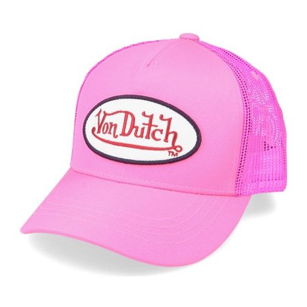 Von Dutch - Rosa trucker Keps - Kids Fresh Pink Trucker @ Hatstore