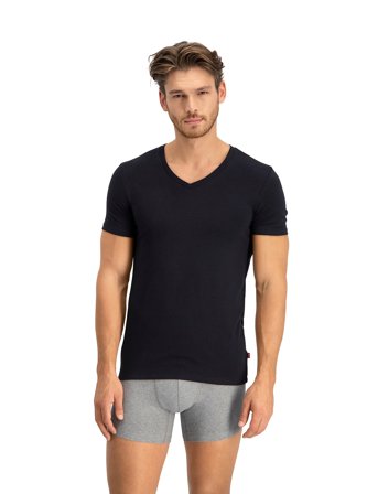 Levi's Levis Men V-Neck 2P - Black - L