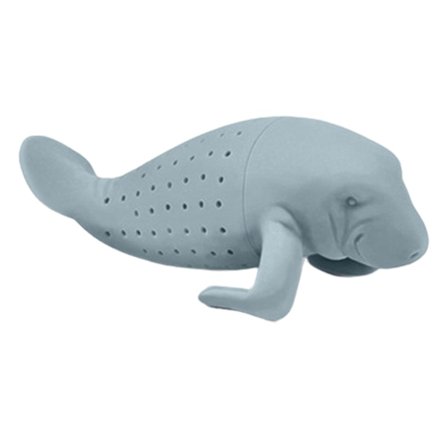 Tesil, kreativ form, silikonteinfuser, livsmedelskvalitet, fint nätfilter för teblad för hemmet