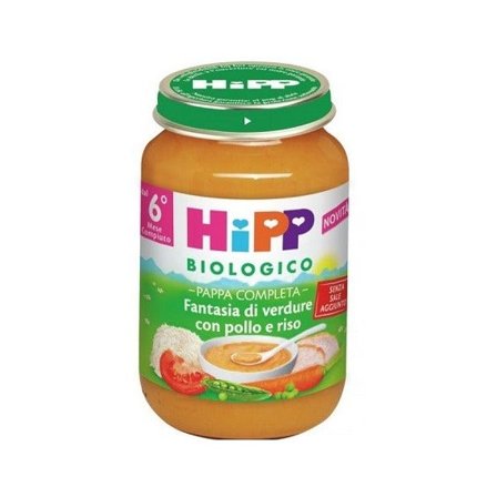 Hipp Bio Fantasia Verdure Con Pollo E Riso 190g 6 Mesi +