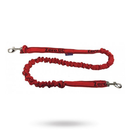 Zero DC - Zero DC Elastisk Kjørestrikk RØD - Opp til 10 kg - 2.7 m - Tekstilkobbel, Rullekobbel, Kjørestrikk, Lærkobbel & Øvrige hundekobbel på 