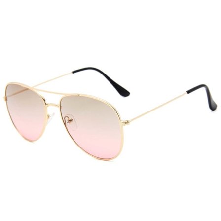 Solbriller pilot Lady Gold Pink