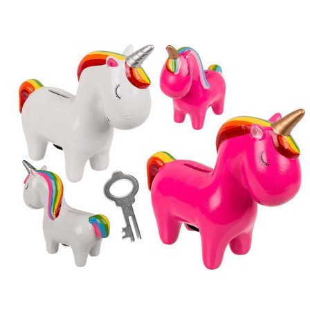 Sparbössa Enhörning / Spargris - Unicorn / Ponny - 19cm