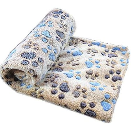 Mjuk varm djur fleece filt sängmatta filt kudde hund valp djur brun