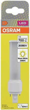 OSRAM LED Dulux D 18 7W 830 G24D-2