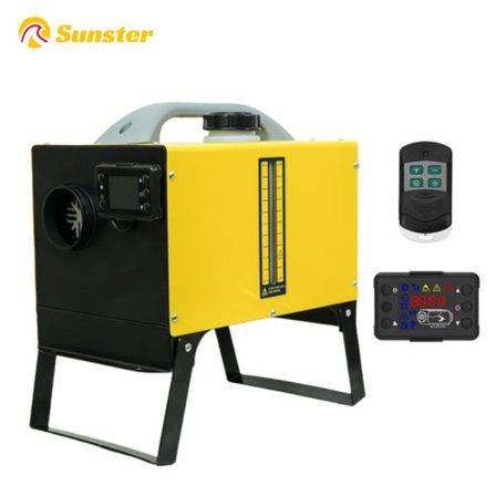 Sunster 8KW Dieselvärmare Parkeringsvärmare Webasto 12/24V Bilvärmare Med LCD-brytare & Fjärrkontroll För Bil Släpvagn Lastbil Utomhus