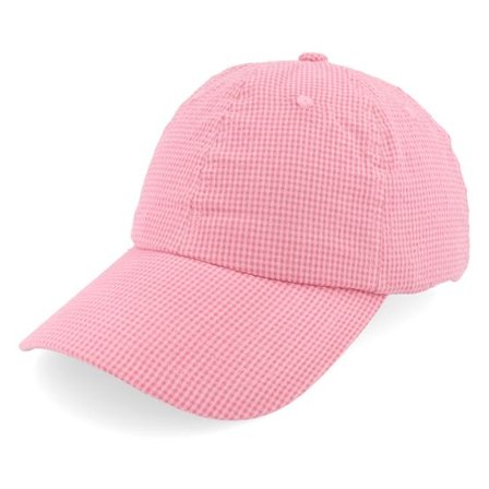 Dedicated - Rosa unconstructed Keps - Soft Cap Seersucker Cashmere Pink Dad Cap @ Hatstore