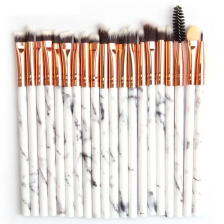 20 st Patie-Minerals Makeup Kosmetiska Borstar