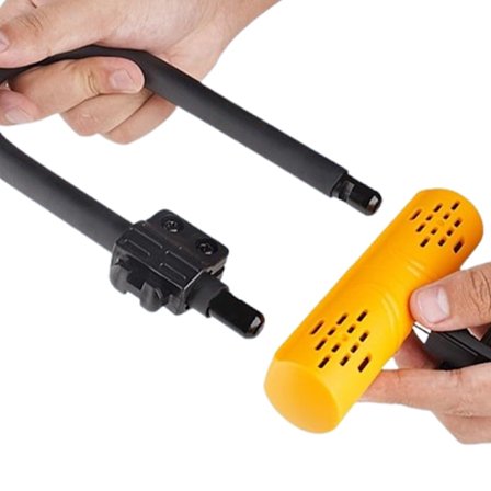 Tunga cykel-U-lås med silikonöverdrag