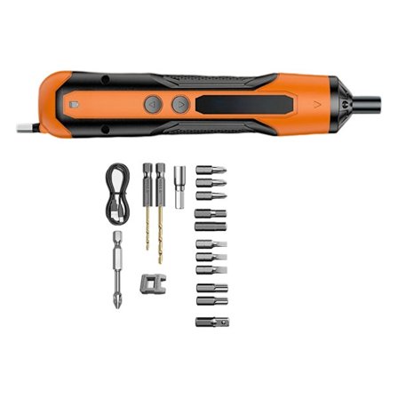 Lettvekt Trådløs Elektrisk Skrutrekker 8T Driftstid Reversfunksjon ABS-hus For Møbelmontering DIY-reparasjoner