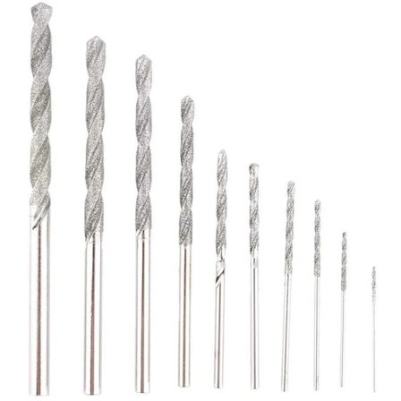 10 st diamantborrset vrid diamantborr tungt mini diamantborrset för glas kakel