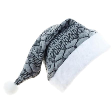 Grå Julehat Strikket Stof Plys Hat Voksen Cosplay Hat Mænd Kvinder Gave Grå