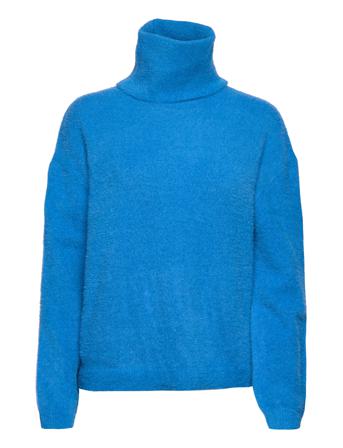 Vilajuli Rollneck L/S Knit - Fav Turtleneck Polotröja Blå Vila