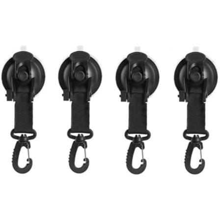 Multifunktion Sugekop 4 stk Heavy Duty Sugekopper Krog Side Markise Anker Biltelt Sugekop Udendørs Mount Telt