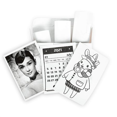 Tarratulostin kannettavalle minitulostimelle, musteeton tulostus vedenpitävät muokattavat tarrat, opetukselliset mallit teräväpiirtokuvantamiselle (