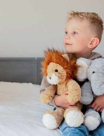 Teddykompaniet Tuffisar, The Lion Leon - Brown - H:40CM