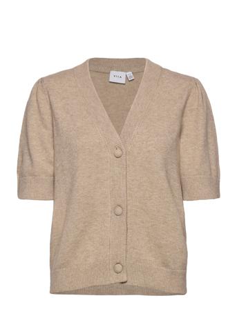 Viril Short 2/4 Knit Cardigan - Noos Neuletakki Ruskea Vila