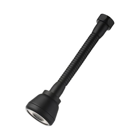 360° Roterbart Kranhode Armaturforlenger Sprutsikker Kjøkkenkran Sprøyte Med 3 Moduser Vannbesparende Svart Kobber Vannkranhode