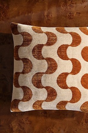 Jotex - Kissenbezug 50x50 Cm Braun/beige - VIVIAN - Kaufe Dekokissen und Kissenbezüge bei Jotex