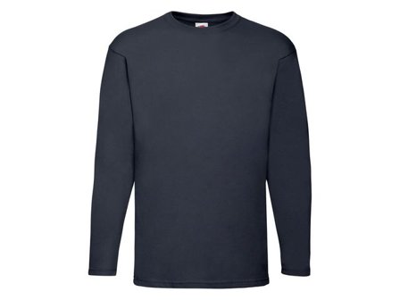 FRUIT OF THE LOOM T-shirt Långärmad marin 3XL - Lyreco - Yrkeskläder - T-shirts och toppar - T-shirts