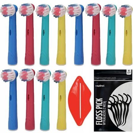 Barn tandborstar - Oral B - Precision Kids - Kompatibla elektriska huvuden x12