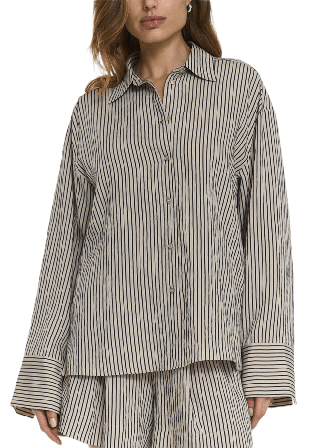 Twist & Tango Arwa Shirt Blouse Blusar Dam Beige 36