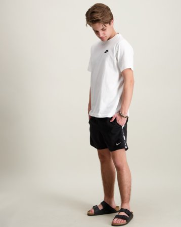 Nike Nike Breaker Logo Tape 4" Volley Short Svart Badkläder/Badrockar Kille - Kids Brand Store