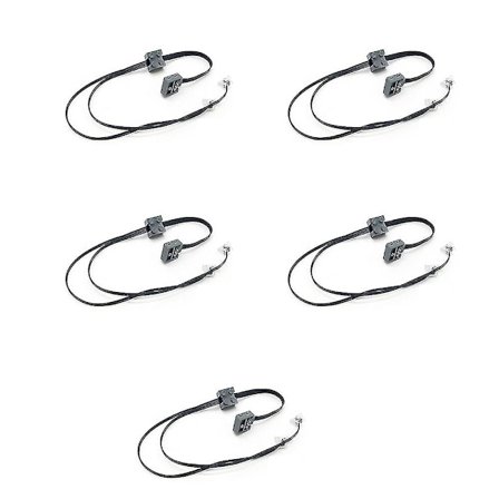 5 stk. Technic Power Function 8870 LED Lys Link Linje Kabel For Kjøretøy Block Power Group