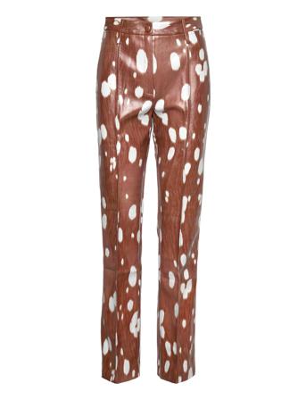 Robyn Pants Trousers Leather Leggings/Housut Monivärinen/Kuvioitu ROTATE Birger Christensen
