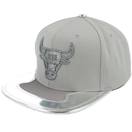 Mitchell & Ness - NBA Grå snapback Keps - Chicago Bulls Day 11 Grey Snapback @ Hatstore