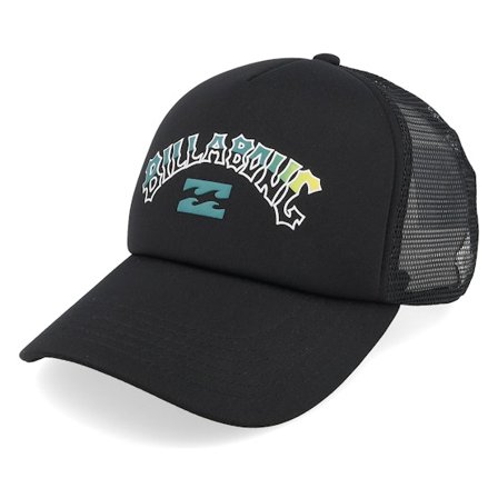 Billabong - Black trucker Czapka Z Daszkiem - Kids Podium Black Multi A-Frame Trucker @ Hatstore