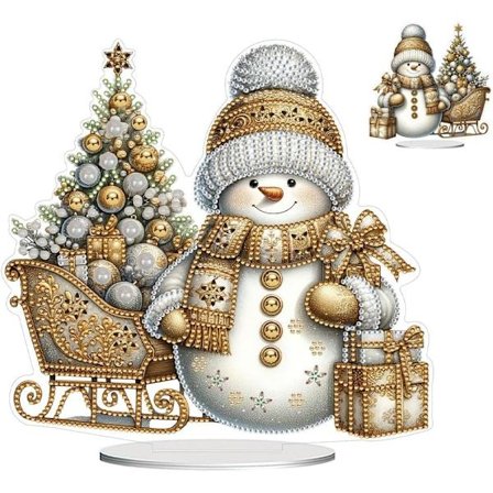 DIY Lumimies Timanttimaalaussetti | Joulupöydän Koriste | Set B B