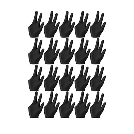 20 stk. åndbare billardhandsker Snooker venstre handsker 3 køhandsker til kvinder mænd billardtilbehør