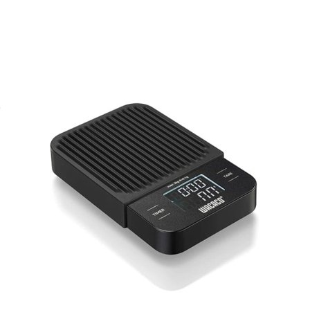 Exagram Kaffe Våg med Timer, 0,1g Precis Graduation, Bärbar Ficka Våg med Silicon Pad