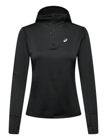 Asics Road Winter Ls Hoodie - Black - XL