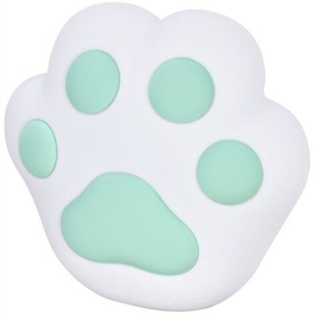 Katt tass stil magnetisk vägglampa dekorativ LED USB laddning ögonskydd justerbar ljusstyrka silikon nattlampa, grön